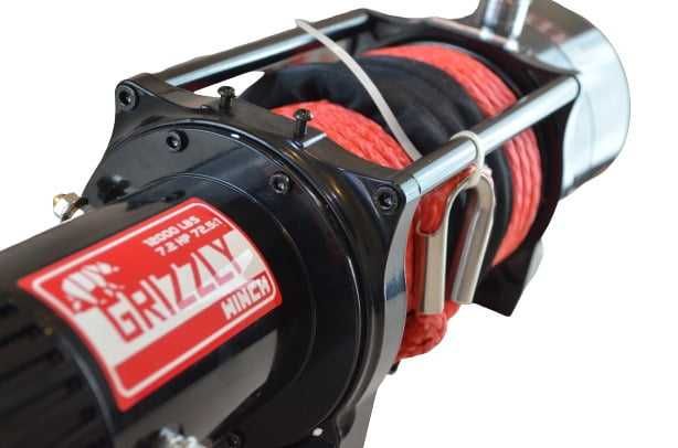 Troliu Grizzly Winch 12000LBS (5454KG) raport 72.5:1 cu sufa sintetica