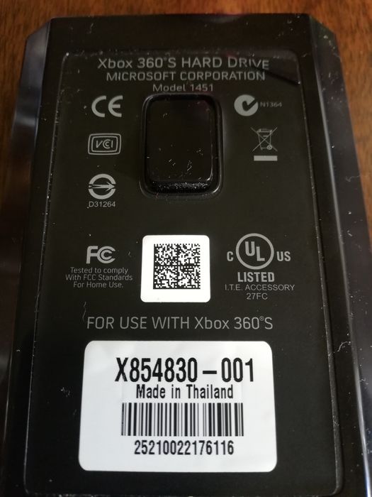 Hdd 250 giga ptr Xbox 360 original, 2 Tera memorie