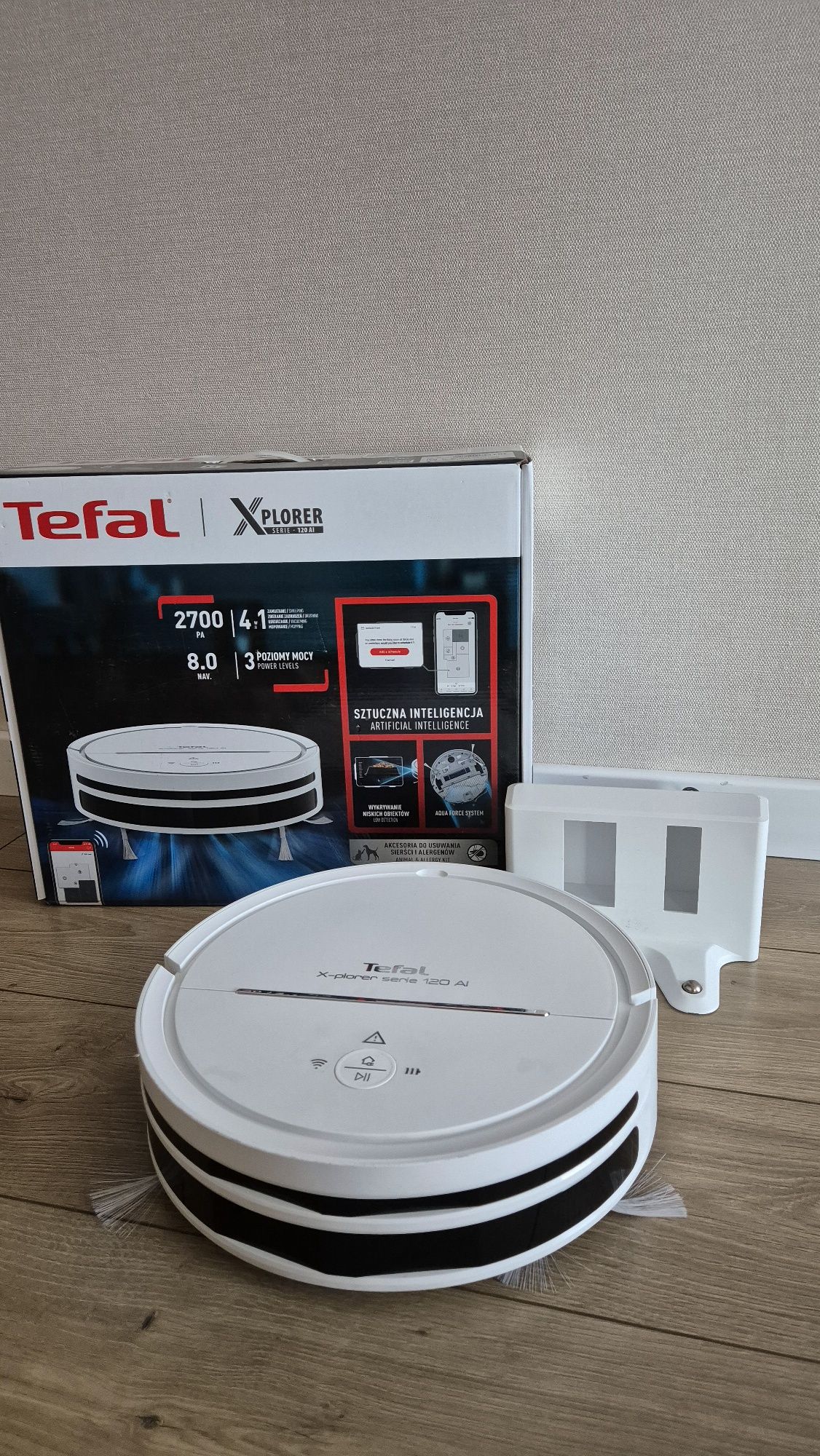 Робот-пылесос Tefal X-plorer serie 120 AI (RG-7867WH)