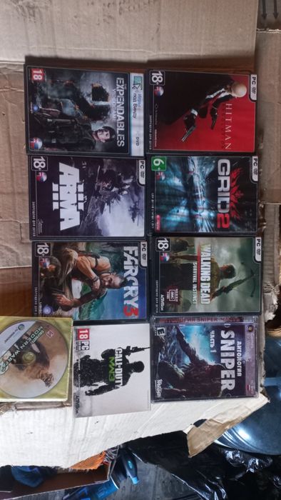 Игры компьютерные на дисках