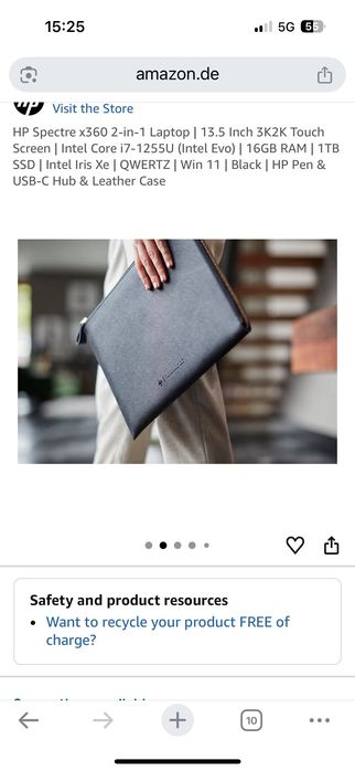 HP Spectre x360 2-in-1 Laptop | 13.5 Inch модел 2022г