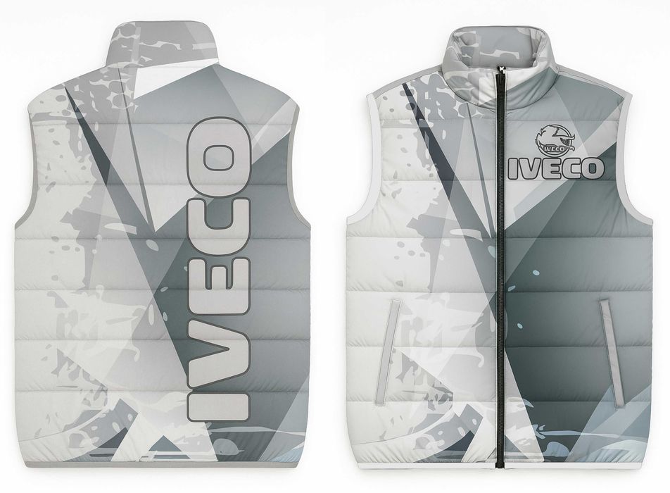 Мъжки елек ИВЕКО / IVECO сюблимация размери от L до 5XL