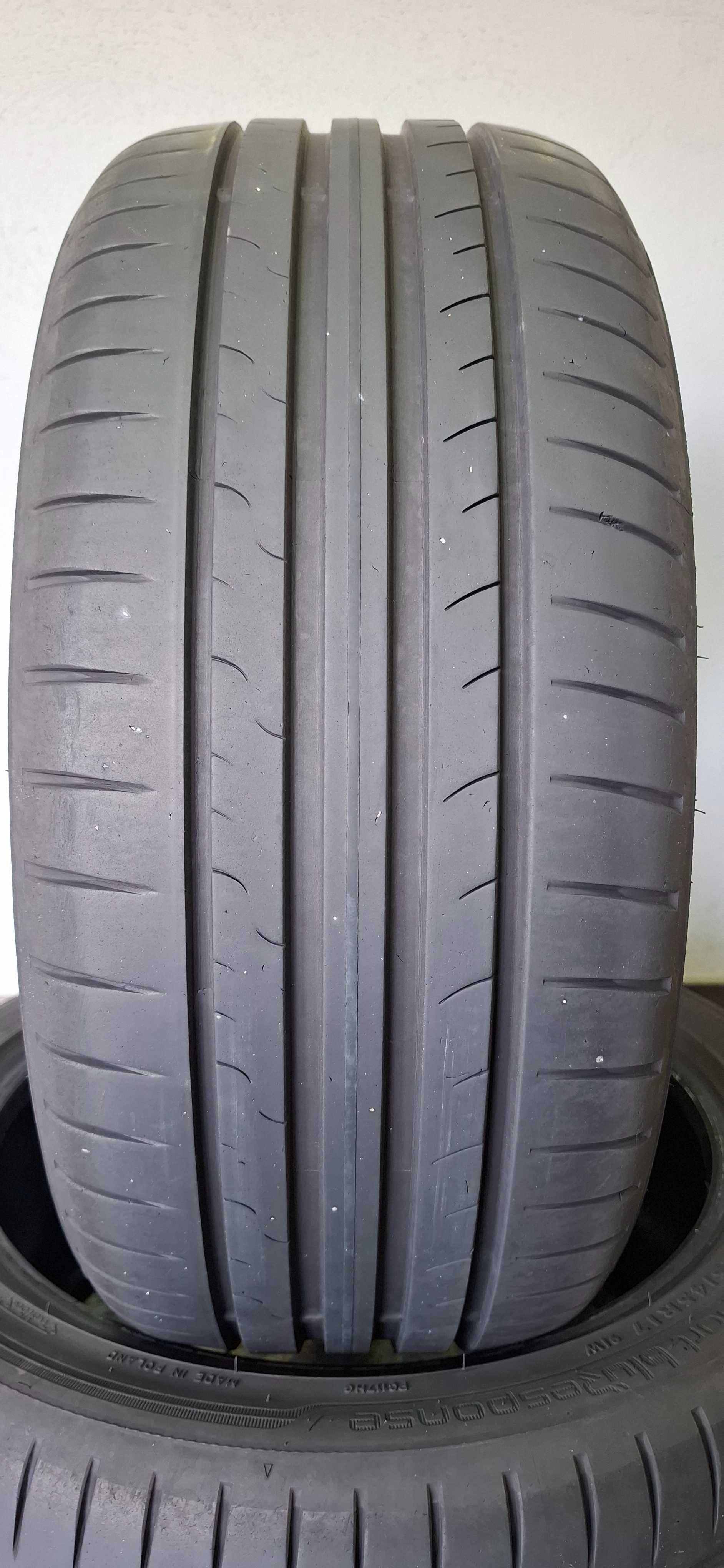 2бр. 225/45/17 Dunlop 6.3mm грайфер, дот 23г. Безплатен монтаж