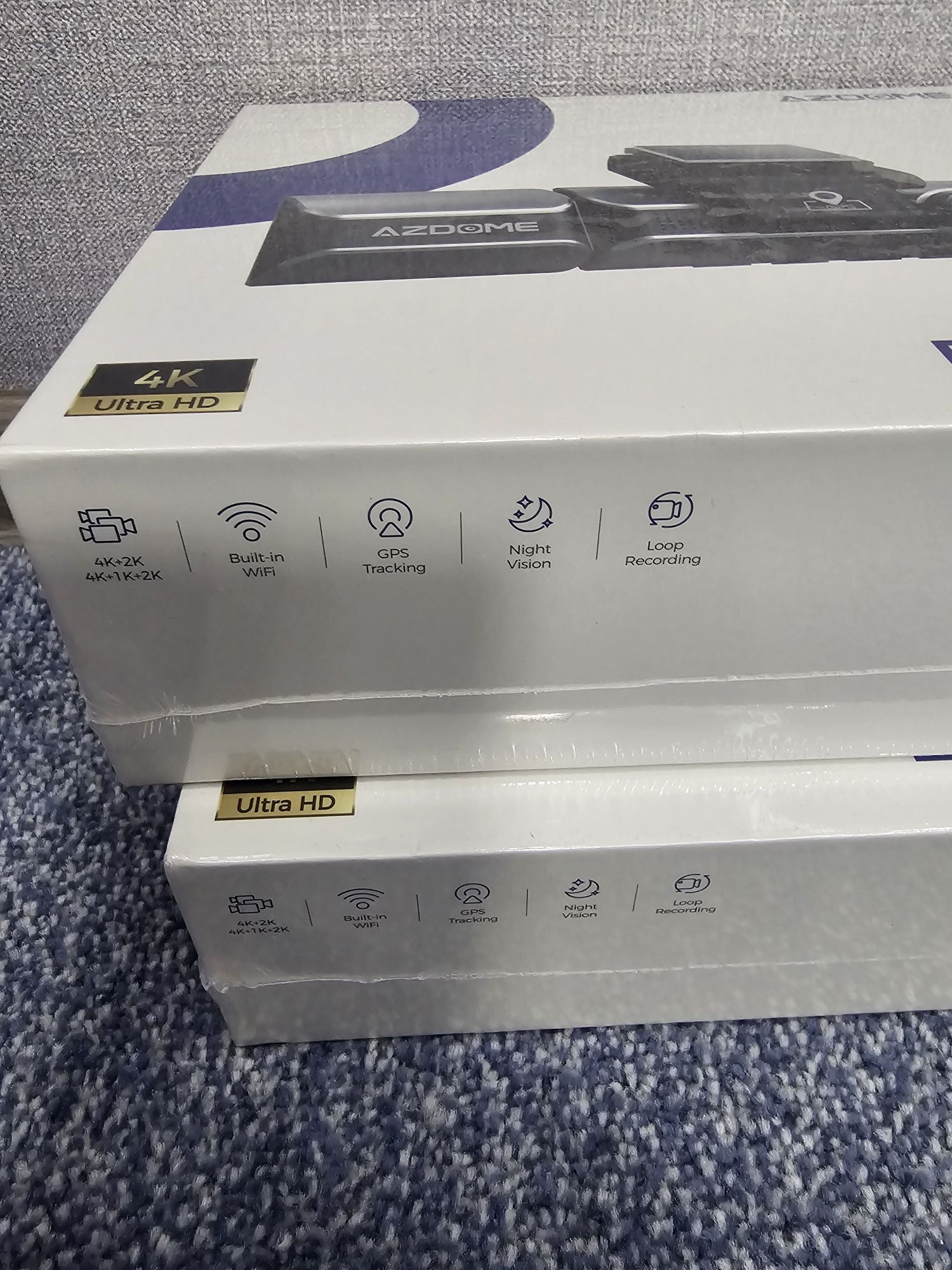 Видеорегистратор Azdome M550 Max с 3 камерами, запечатанный.