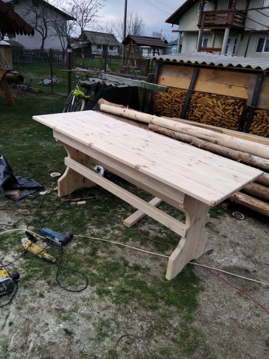 Masă terasă lemn masiv