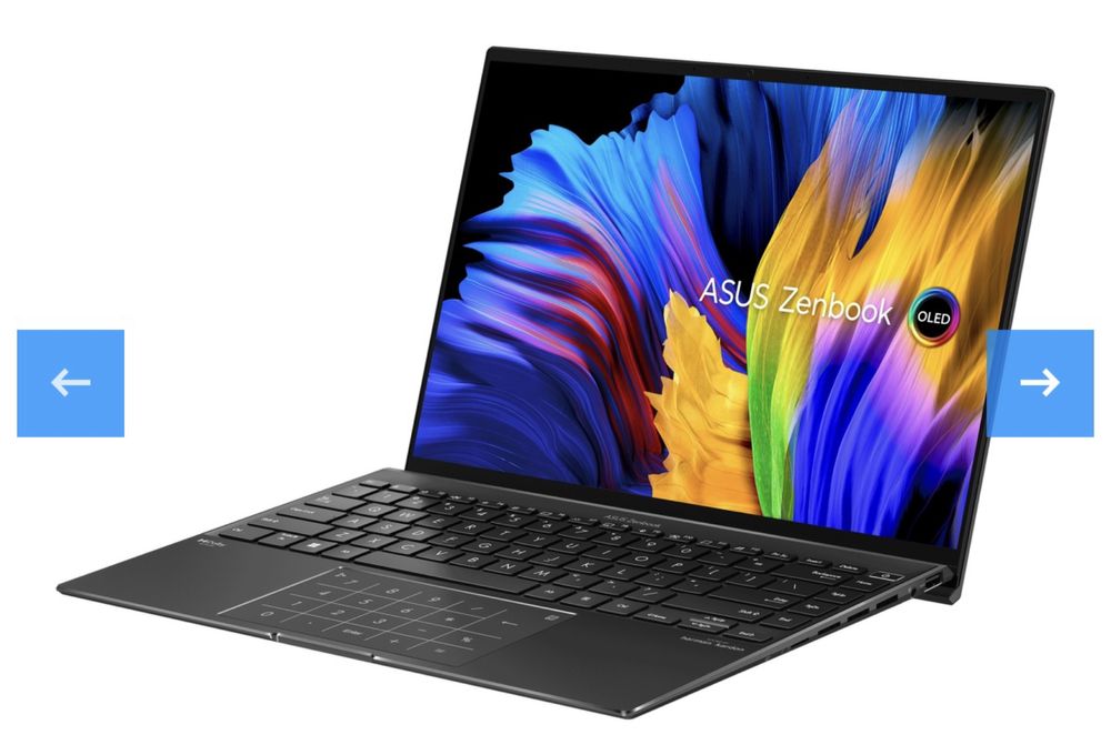 Asus Zenbook UM5401R / 14x OLED / 16 ГБ + 512 SSD — отличное состояние