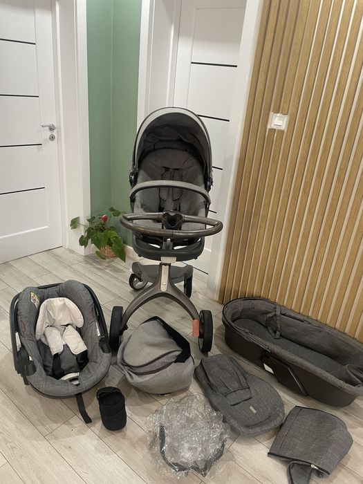 Carucior stokke v4 black malange