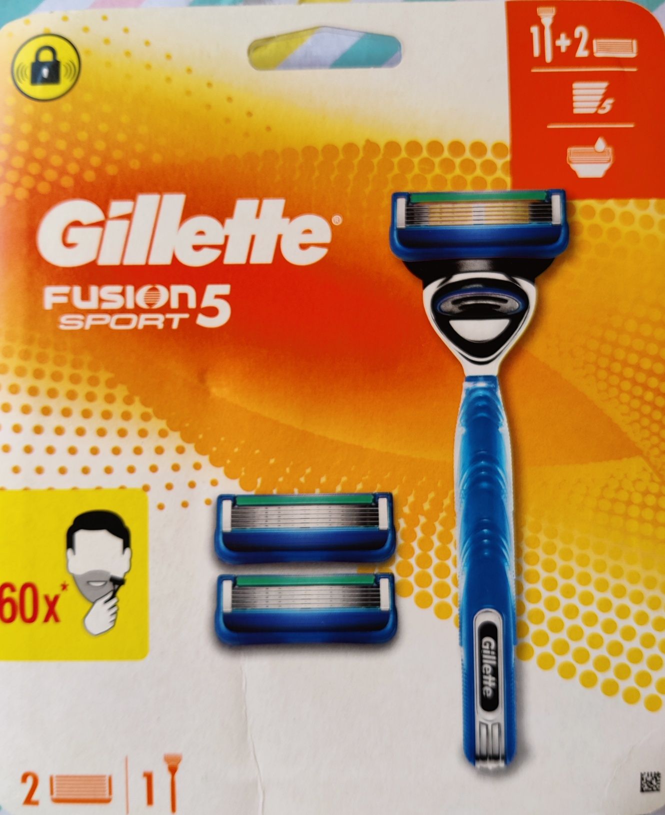 GILLETTE FUSION самобръсначка с 2 ножчета