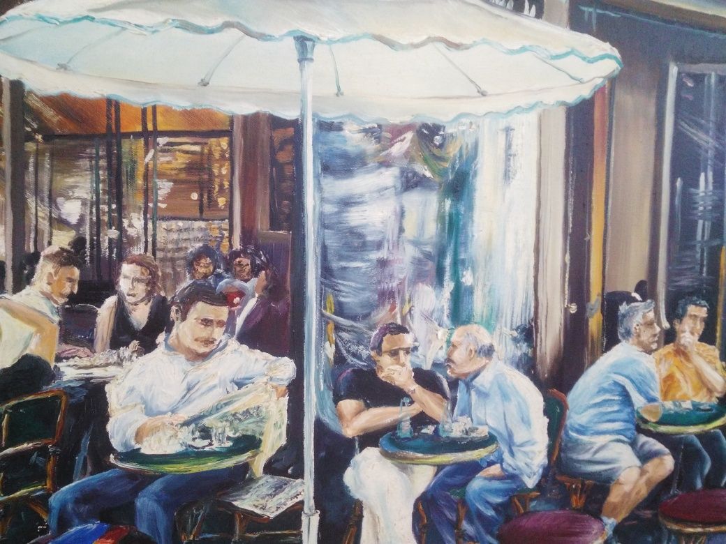 Картина "Cafe de flore"