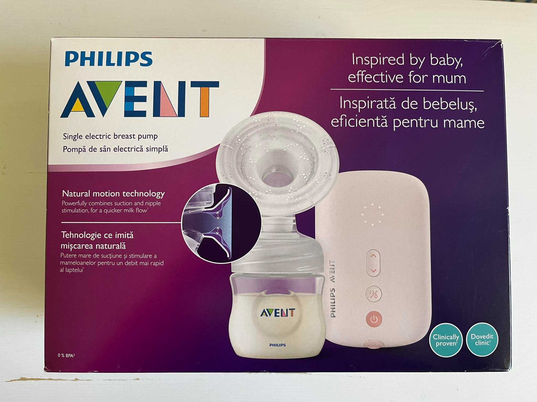 Електрическа помпа за кърма Philips Avent като нова с подаръци!