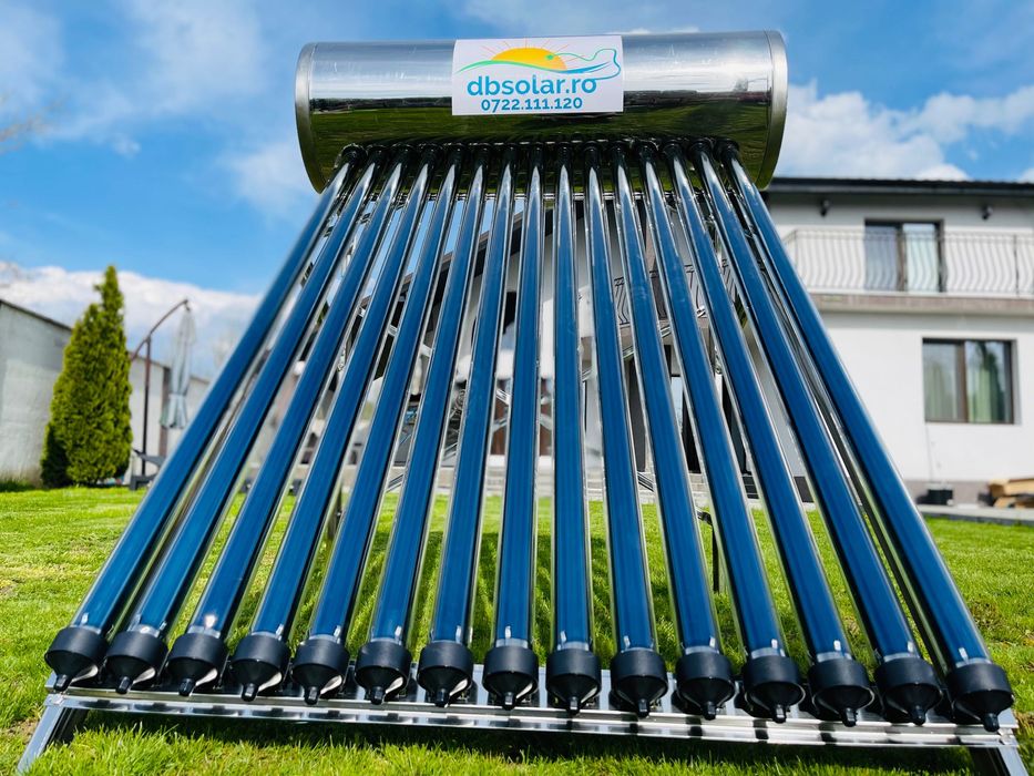 PANOUri Solare Apa Calda PRESURIZATe 150L INOX Solar Vidate NOU‼️
