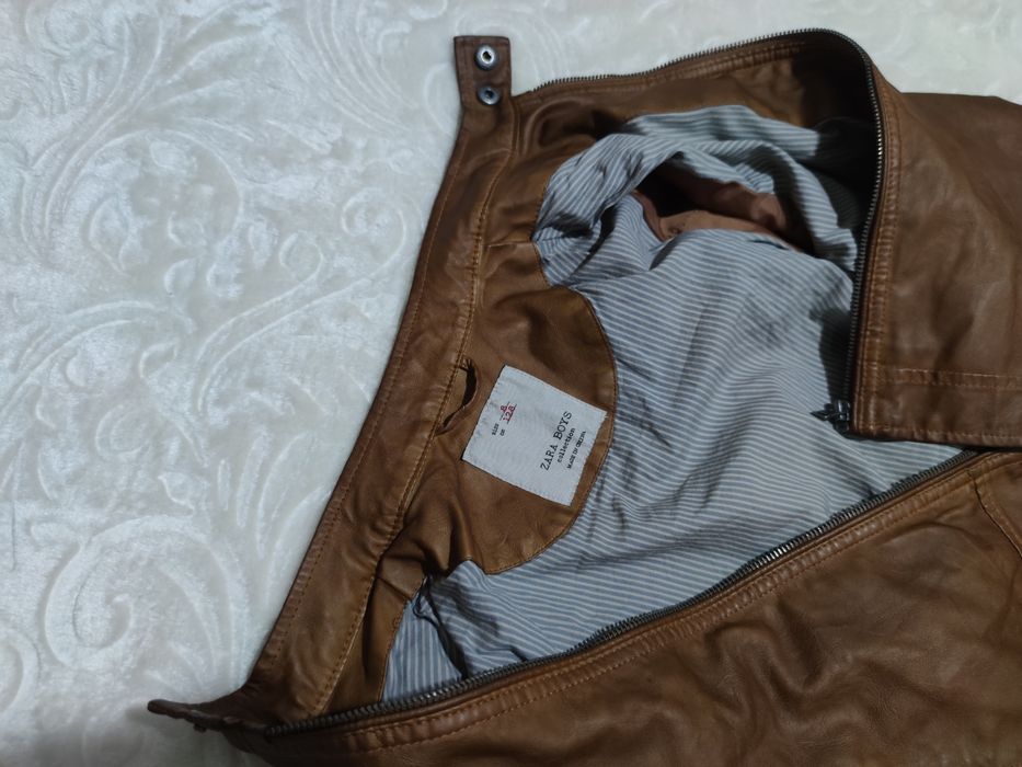Кожено яке Zara - размер 128