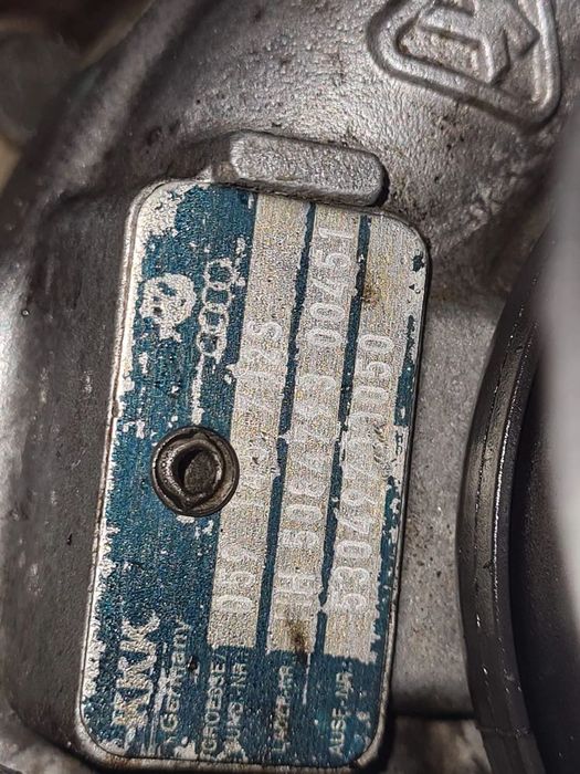 Turbina/turbosuflanta,Alternator cu actuator Audi a4 B7/A6 C6 motor 3.