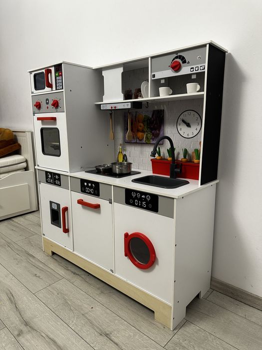 Vand bucatarie copii lemn LIDL XXL