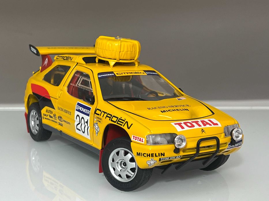 Macheta Auto 1/18 Solido Citroen ZX Rallye Raid 1992