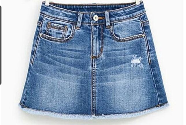 Стильная джинсовая юбка  Zara