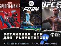 Цифровые игры для PlayStation4/5 Пс4 Пс5 FIFA24 GTA5 UFC5 MORTAL1