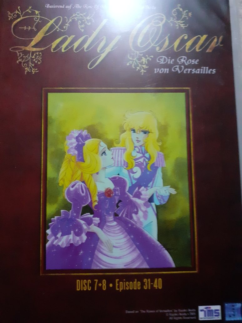 Manga,anime 8 DVD/Lady Oscar,Rose de Versailles în lb.germană