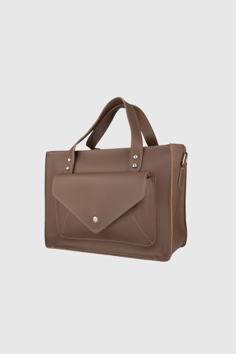 НОВО! ЛИКВИДАЦИЯ! Дамска чанта Eleganza-Кафяво