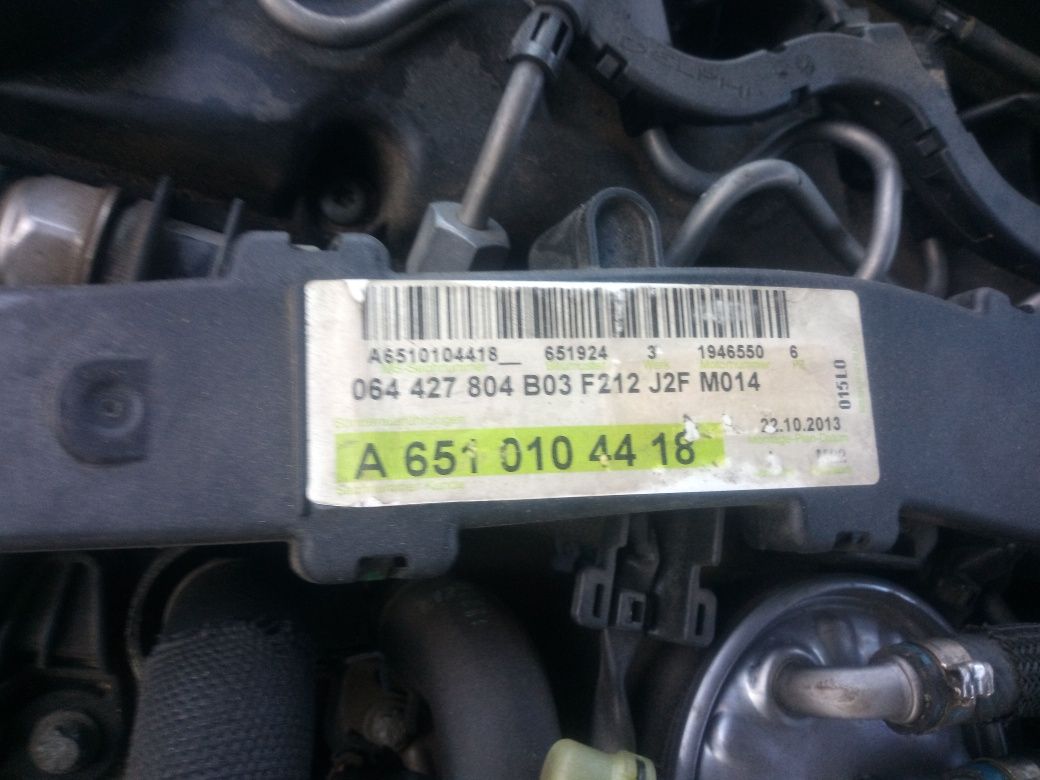 Motor mercedes w212 2.2 A651