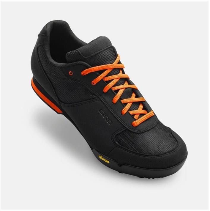 Велотуфли GIRO Men's Black & Orange MTB Shoes модель Rumble VR