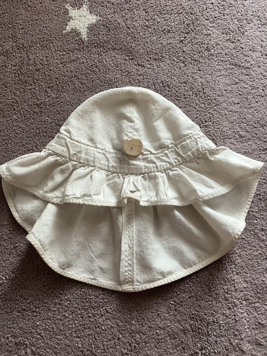 Palarie Many Months 53-57 cm, 5-10 ani, ajustabila, alba