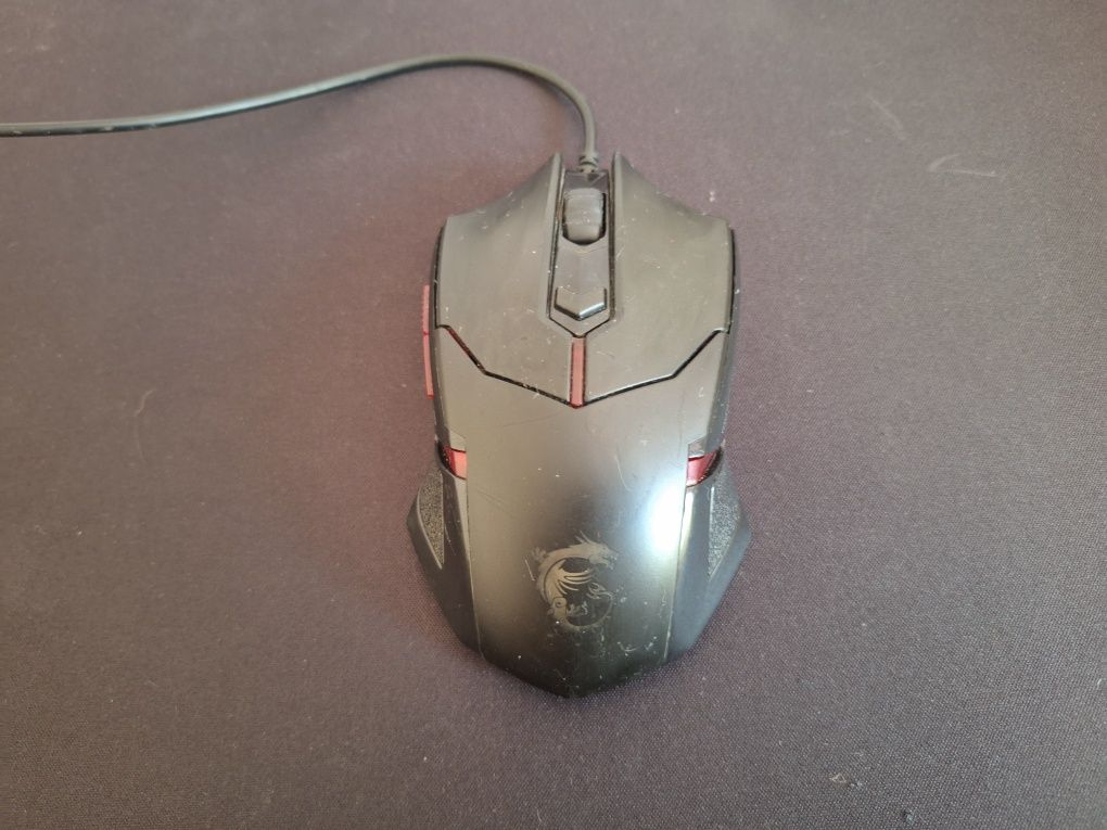 Mouse Gaming MSI Interceptor DS B1, Negru