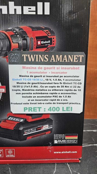Einhell TC-CD 18/35 Li , 18 V
