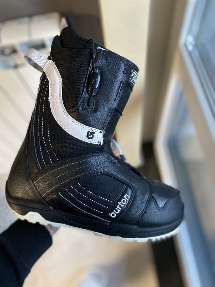 Burton сноуборд обувки 40,5 номер,  MINT, BLACK/white, IMPRINT 1