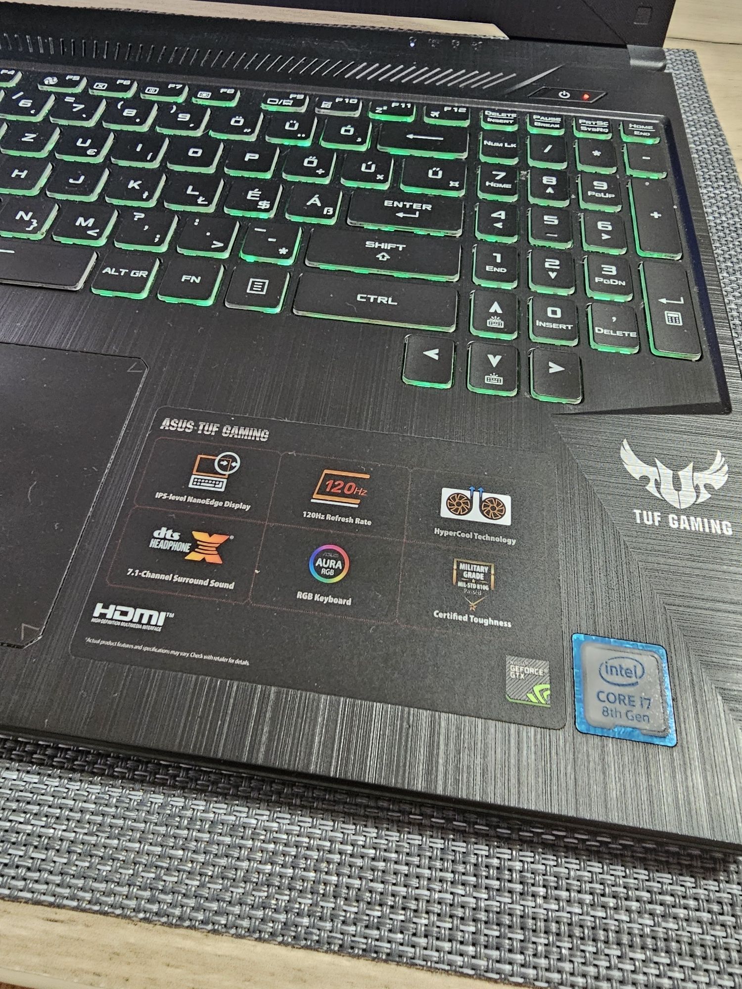 Laptop Gaming Asus TUF i7 FX505GE