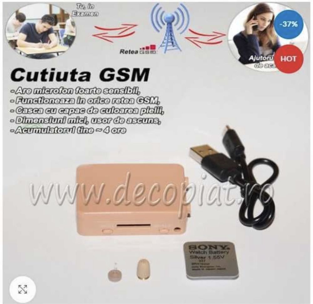 Cutiuta GSM+ camera nebruiabile oferta cel mai sigur sistem