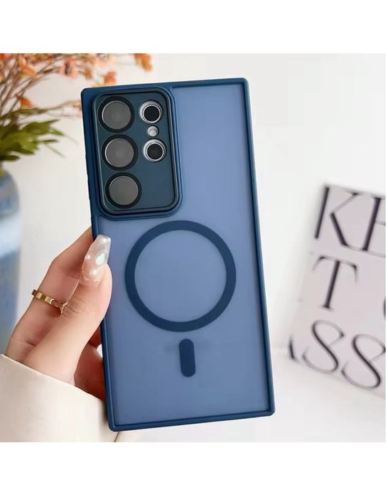Samsung S23/S24/S25PLUS/ULTRA Husa Magsafe TPU Spate Mat Anti Amprente