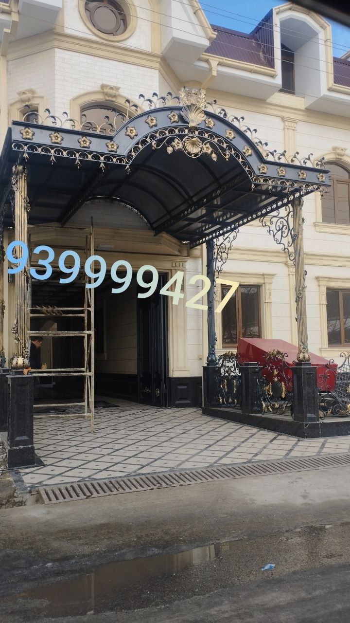 Дарвоза, решëтка, перила ва козероглар
