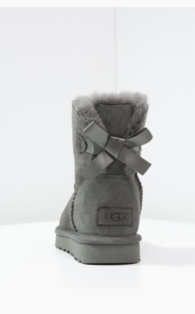 UGG Mini Bailey Bow Grey-pe comanda