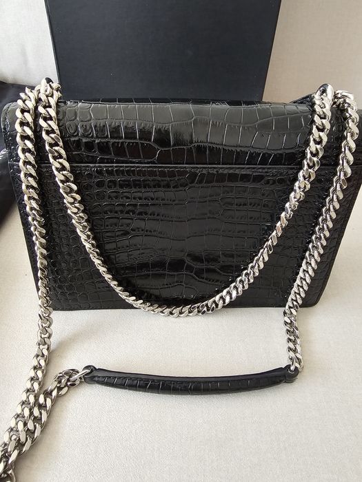 Medium sunset croc Saint Laurent