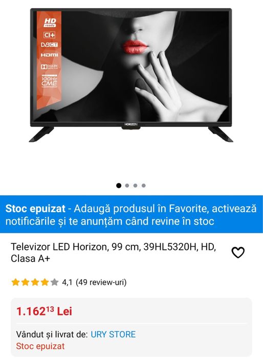 Televizor 99 cm Horizon