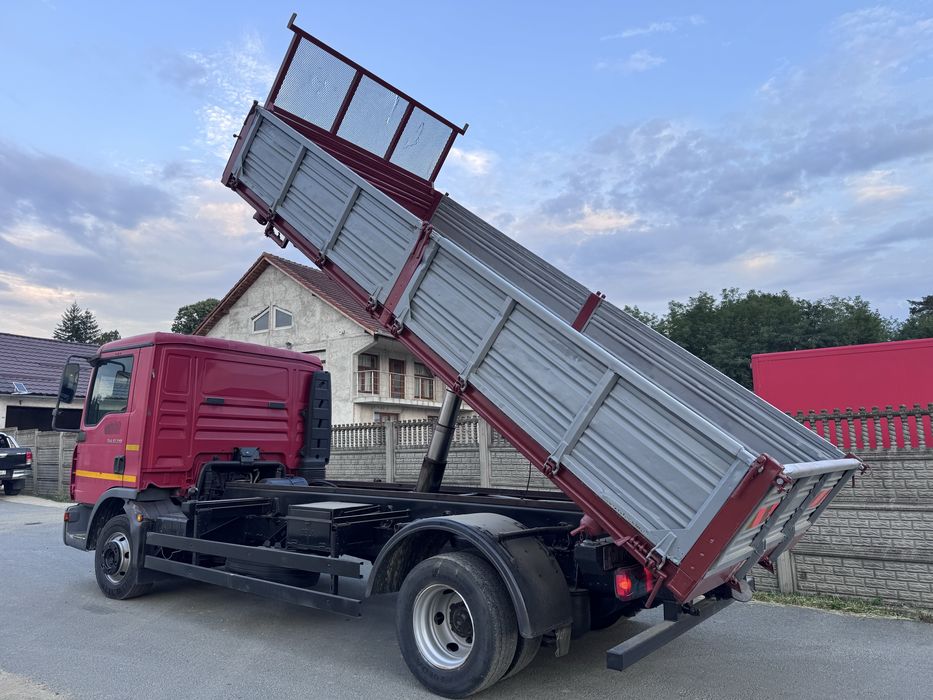 Man TGL 12.210 basculabil pe trei parti OMOLOGATĂ