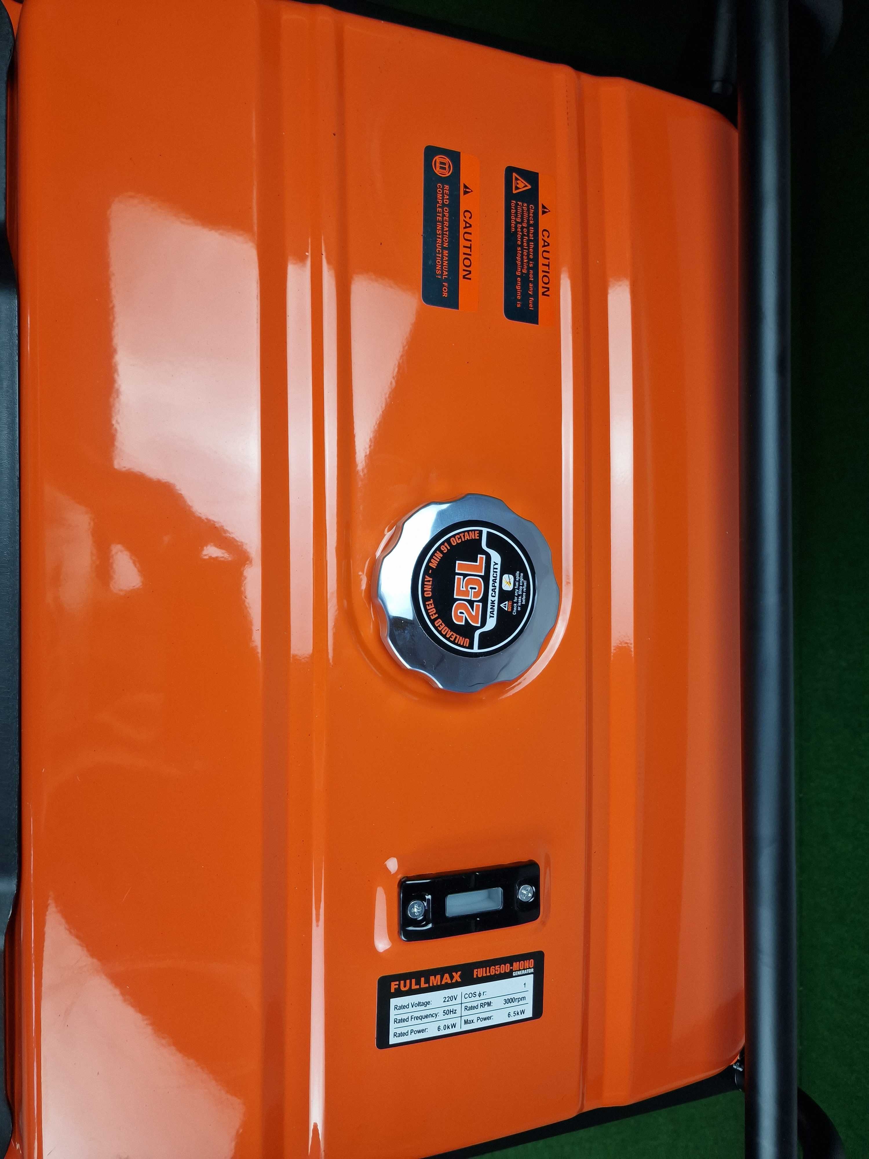 Агрегат бензинов за ток 6.5 kw монофазен с ел.стартер и акумулатор