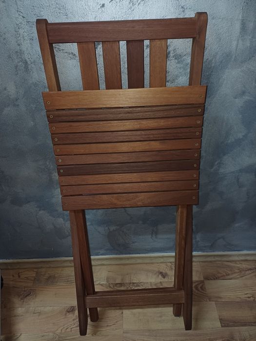 Scaun lemn masiv pliabil
