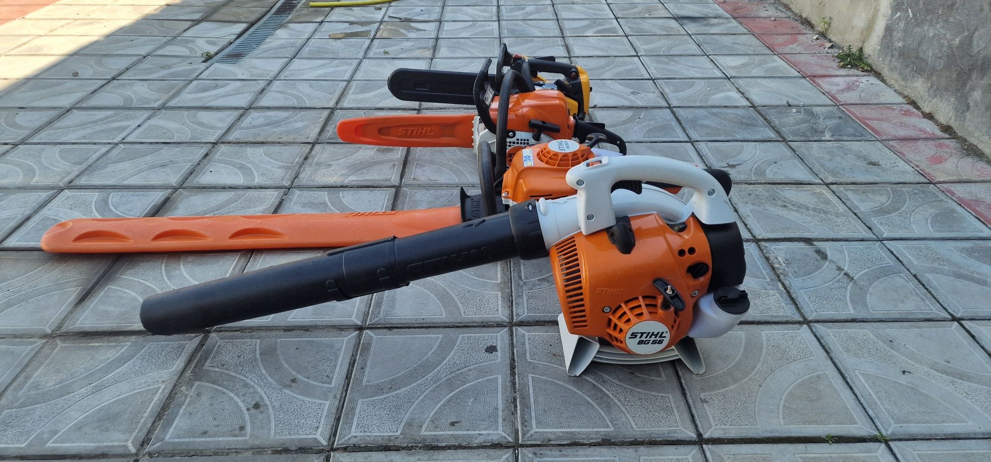 STIHL  STIGA  HS 82R   MS180C 2-MIX   BG56