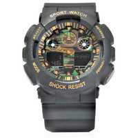 Ceas Sport-Samoa 199  Dial Sports LED Watch - BLACK