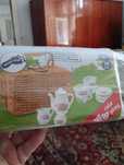Set de cafea/ceai pentru copii în coșuleț de răchită