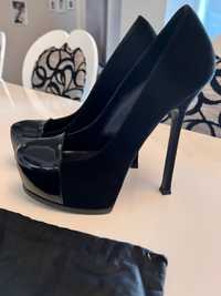 Platforme Yves Saint Laurent ,negre, mar 38.5, stare excelenta