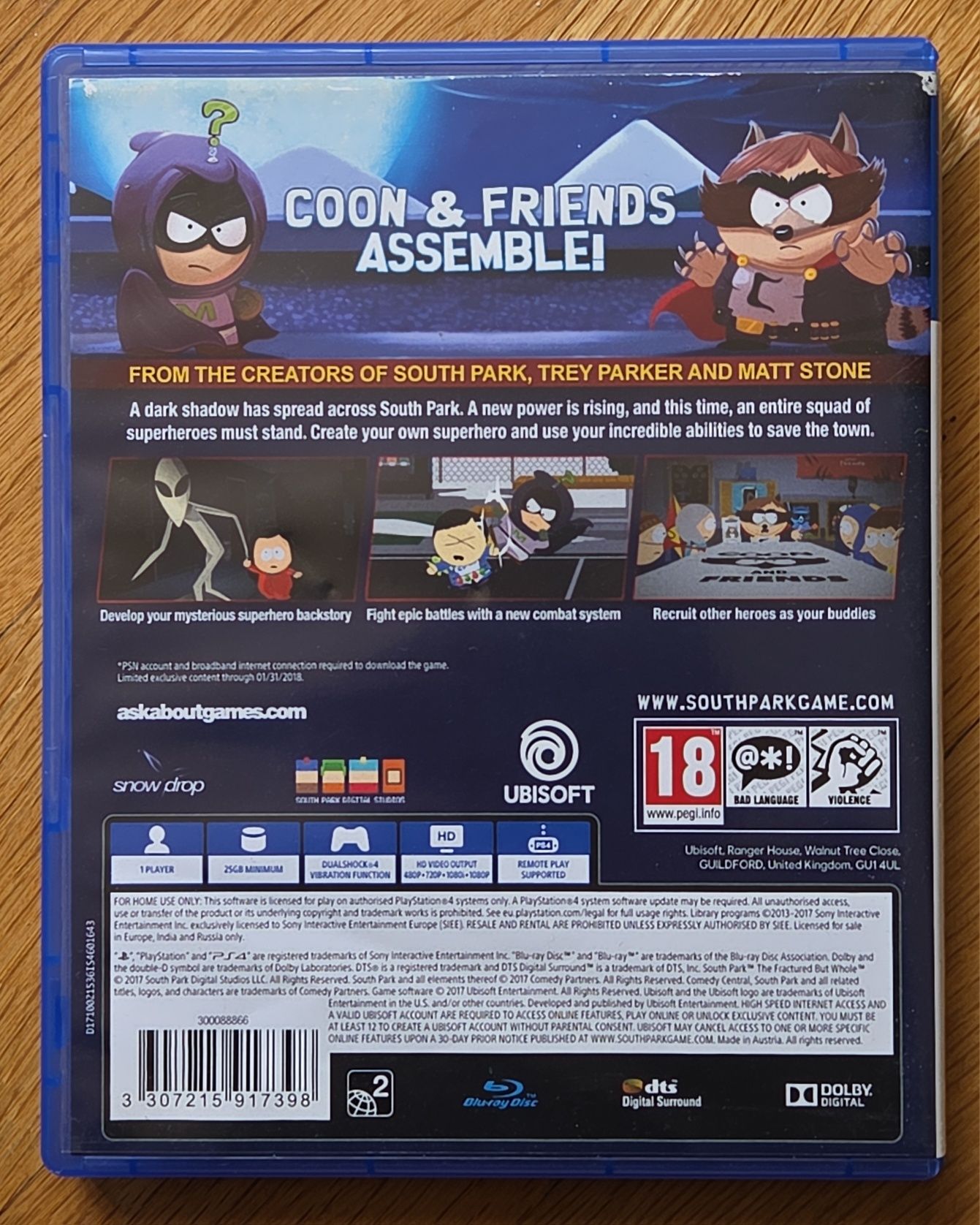 South Park The Fractured But Whole PS4 Playstation 4 Плейстейшън 5 PS5