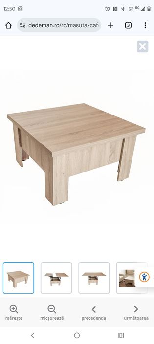 De vânzare masă de cafea/living transformer/extensibila