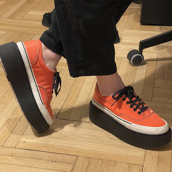 Pantofi dama Diesel H-Scirocco Low, rosu mandarin, marime 38, ca noi