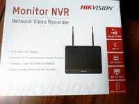 NVR 4 canale Hikvision DS-7604NI-L1/W , LCD 11.6 " , Wi-Fi , HDD 1 TB