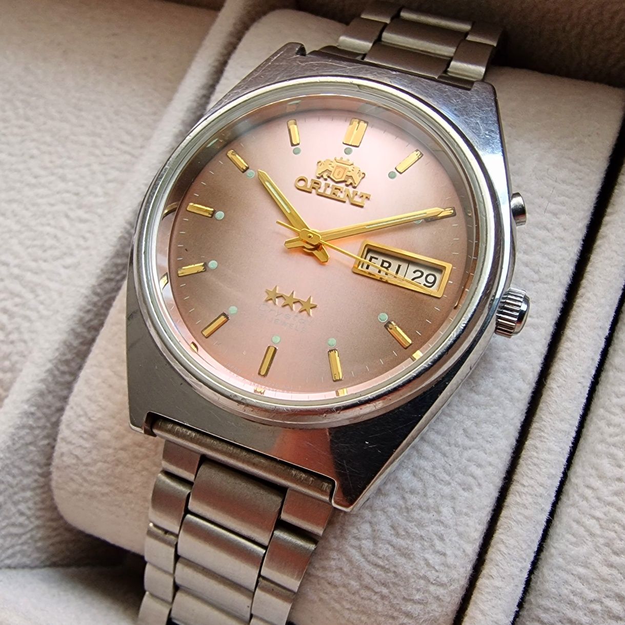 Ceas Orient Tristar sau Crystal Automatic  (nu seiko, nu citizen)