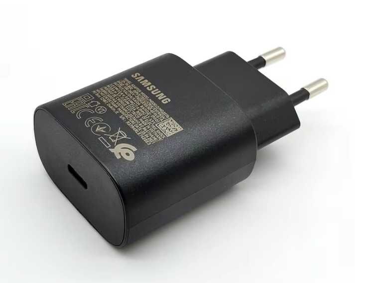 Samsung 25W супер бърз адаптер за зареждане с кабел тип C