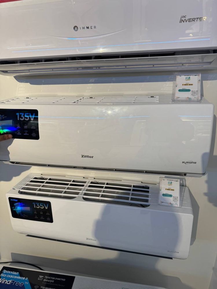 Кондиционер Ziffler 12 Inverter  Установка есть